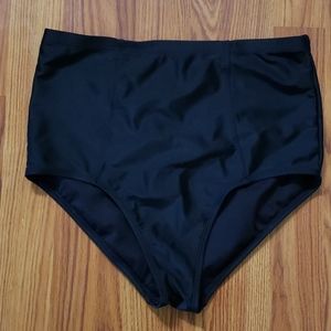 High waisted swim bottoms